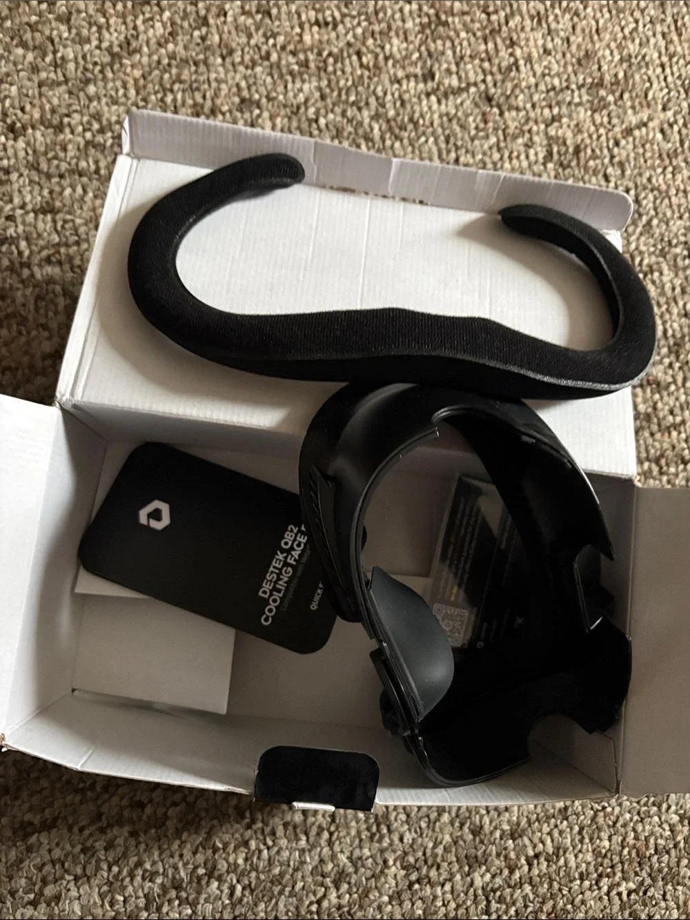 New Destek Cooling Face Pad for Quest 3 - Black